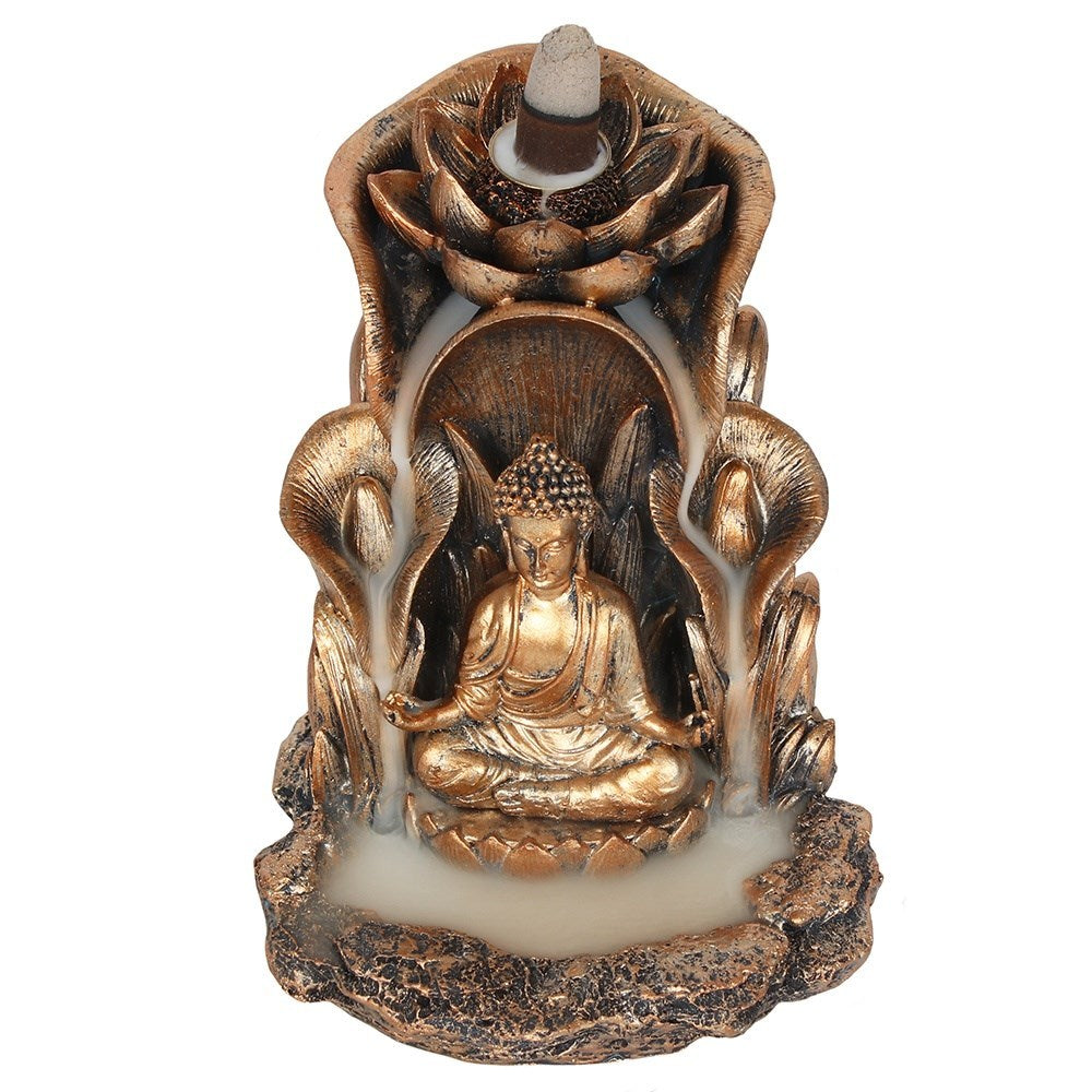 Bronze Buddha - Räucherrückfluss-Brenner (Backflow Incense Burner)