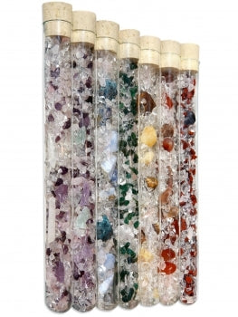 2. Chakra Svadhisthana-Chakra, Sakralchakra, Sexualchakra - quintESSENCE Edelsteinwasser-CHAKRA-Stab ca. 100 g