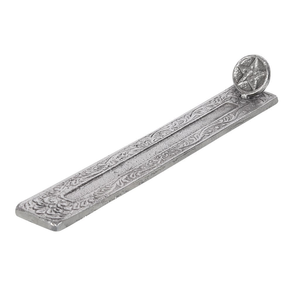 silberner Pentagramm Räucherstäbchenhalter