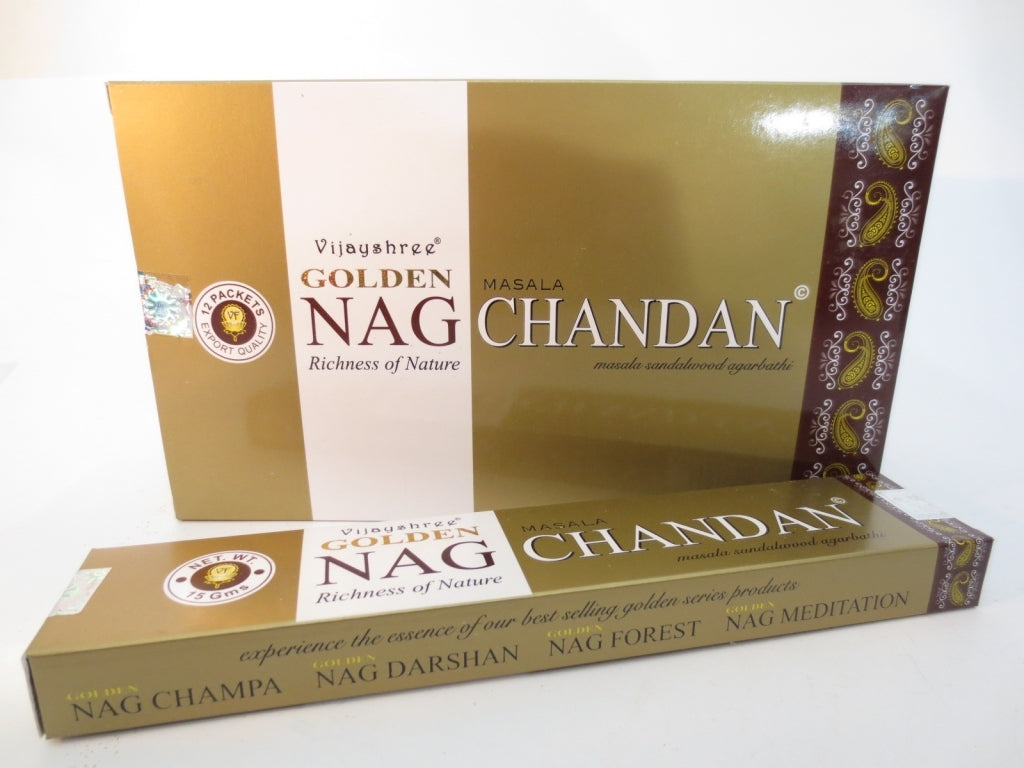 Vijayshree - Golden Nag Chandan - Räucherstäbchen 15 g