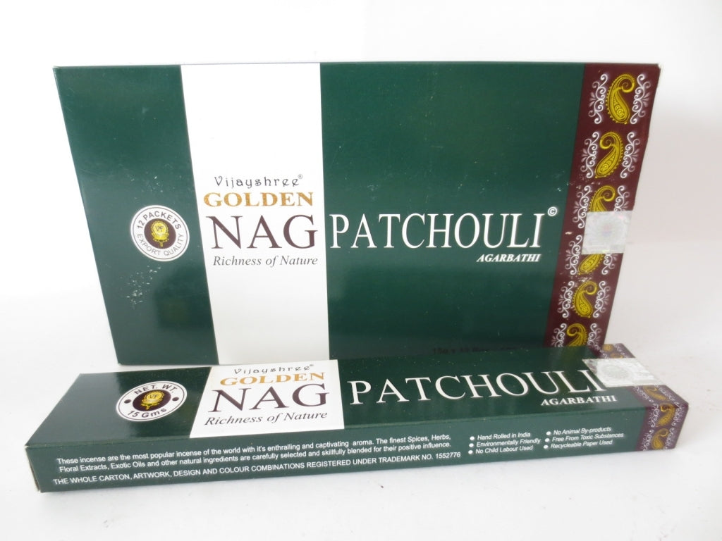 Vijayshree - Golden Nag Patchouli - Räucherstäbchen 15 g