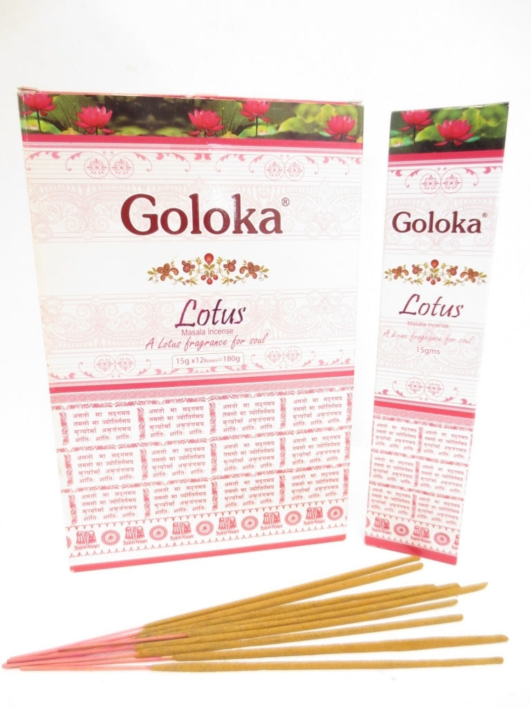 Goloka Lotus - Räucherstäbchen 15 g