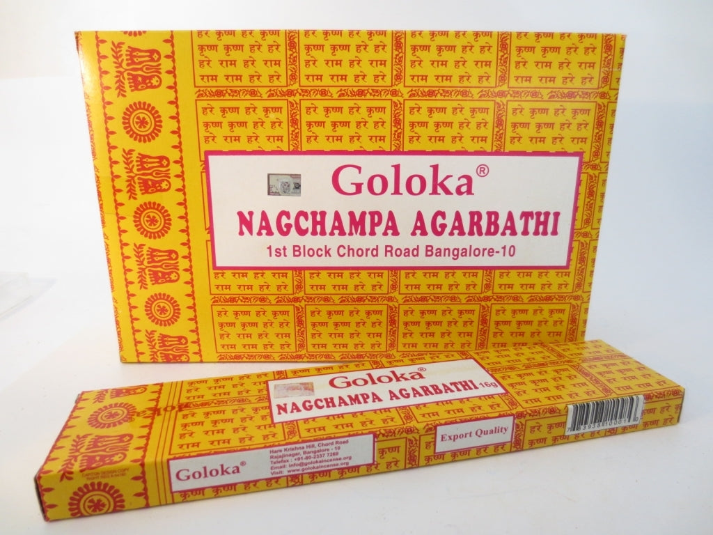 Goloka Nagchampa Agarbathi - Räucherstäbchen 16 g