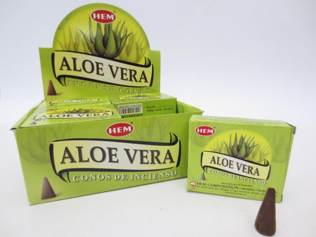 HEM Aloe Vera - Räucherkegel ca. 16 g