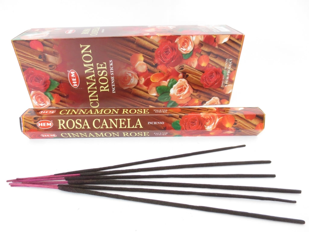 HEM Cinnamon Rose (Zimt Rose) - Räucherstäbchen ca. 25 g