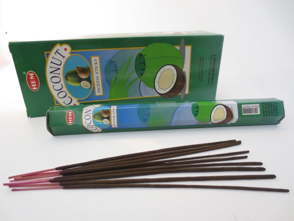 HEM Coconut (Kokosnuss) - Räucherstäbchen ca. 25 g