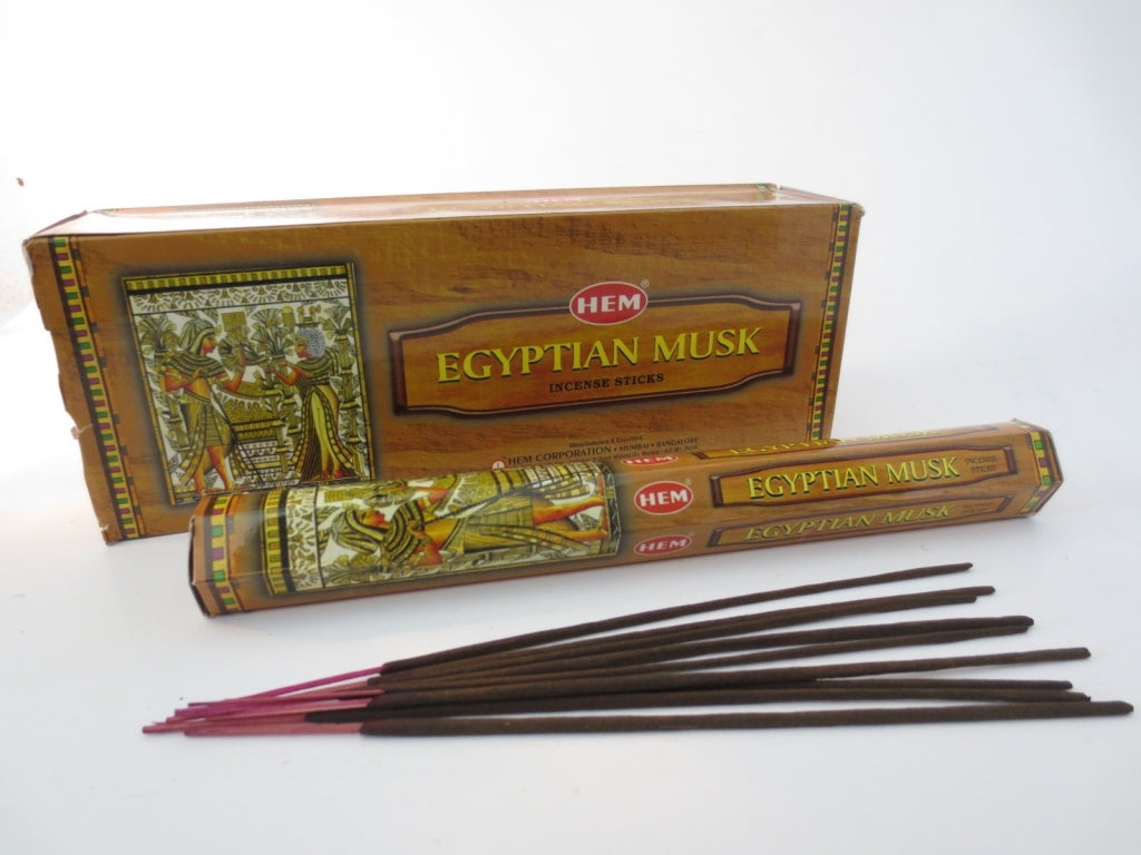 HEM Egyptian Musk (Ägyptischer Moschus) - Räucherstäbchen ca. 25 g