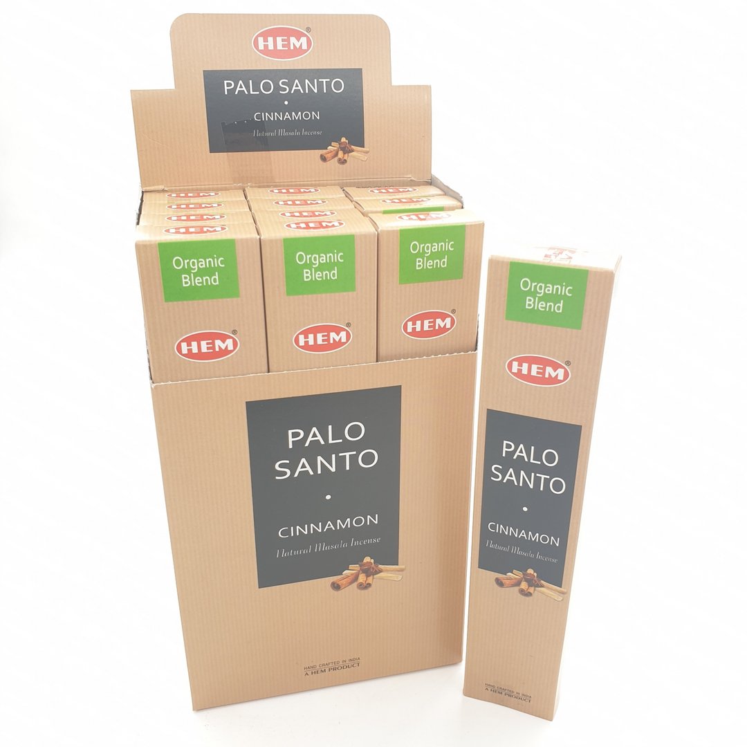 HEM Organic Blend - Palo Santo & Cinnamon (Palo Santo & Zimt) - Räucherstäbchen 15 g