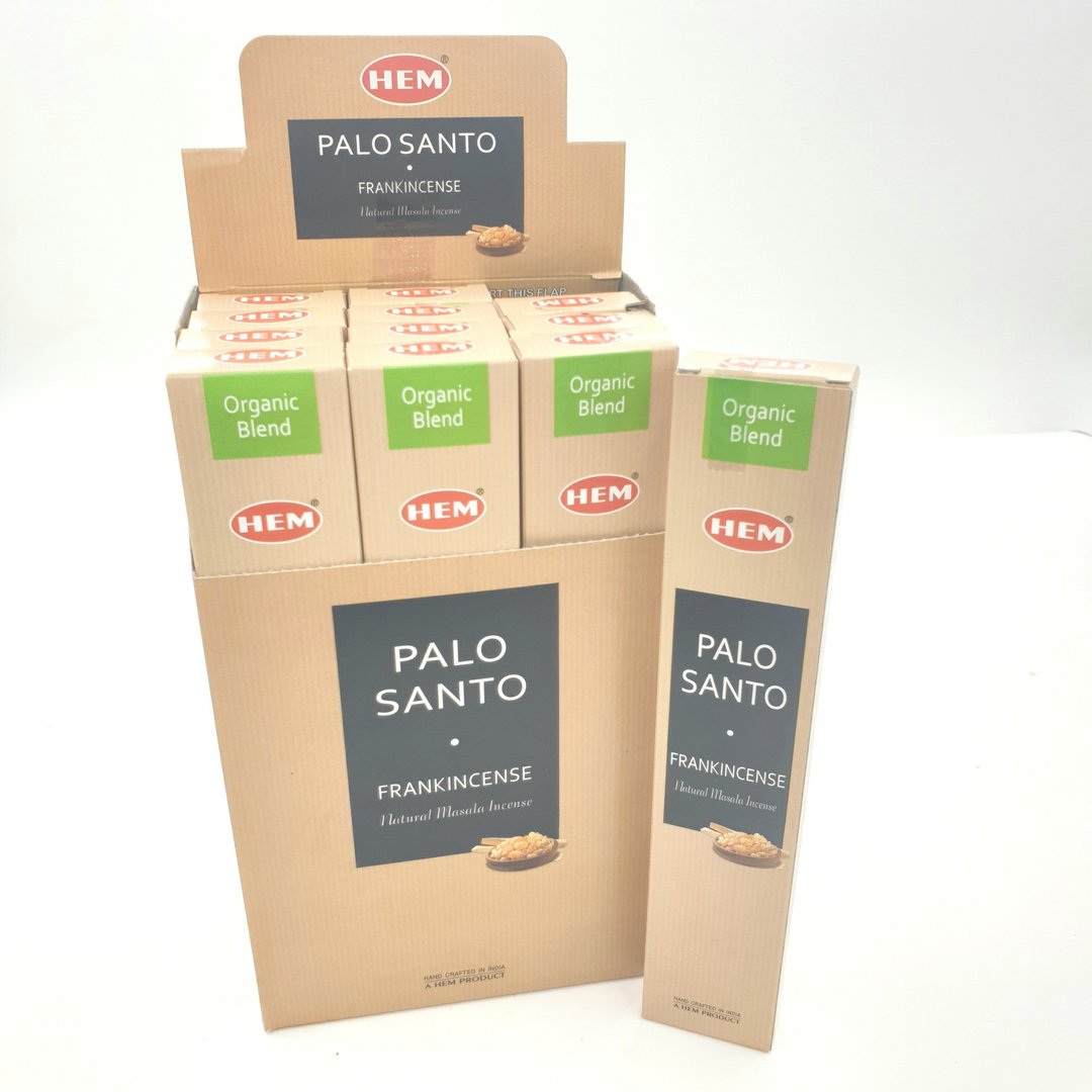 HEM Organic Blend - Palo Santo & Frankincense (Palo Santo & Weihrauch) - Räucherstäbchen 15 g