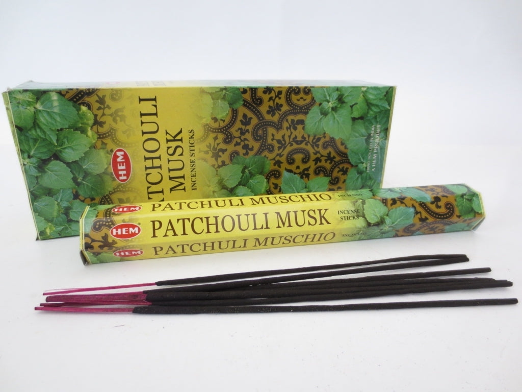 HEM Patchouli Musk (Patchouli Moschus) - Räucherstäbchen ca. 25 g