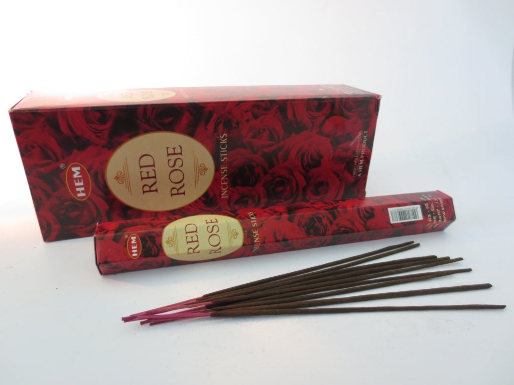 HEM Red Rose (Rote Rosen) - Räucherstäbchen ca. 25 g