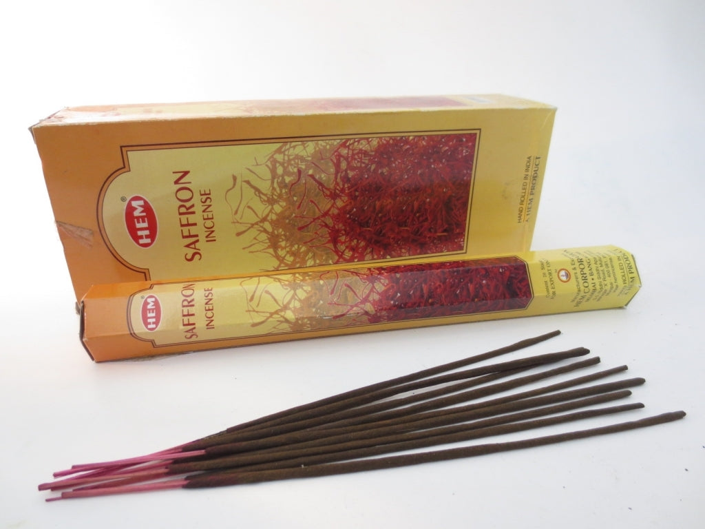 HEM Saffron (Safran) - Räucherstäbchen ca. 25 g