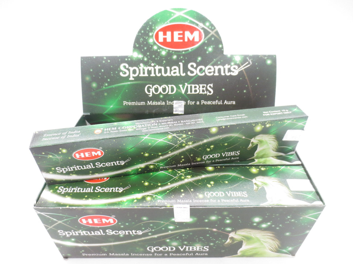 HEM Spiritual Scents Good Vibes (Spirituelle Düfte Gute Laune) - Räucherstäbchen 15 g