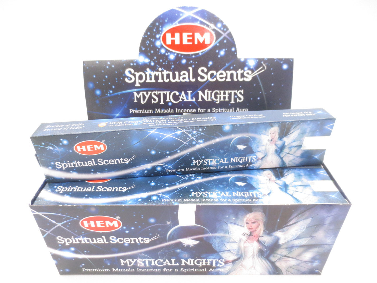 HEM Spiritual Scents Mystical Nights (Spirituelle Düfte Mystische Nächte) - Räucherstäbchen 15 g