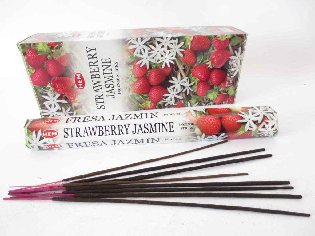 HEM Strawberry Jasmine (Erdbeere Jasmin) - Räucherstäbchen ca. 25 g