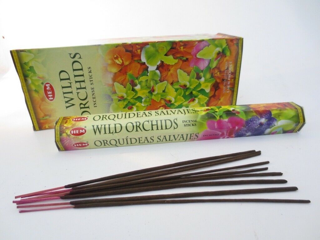 HEM Wild Orchids (Wilde Orchideen) - Räucherstäbchen ca. 25 g