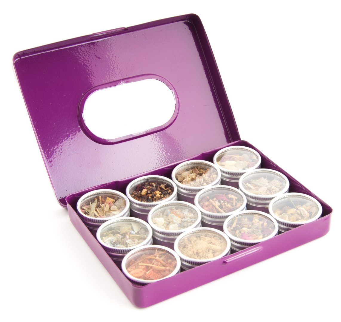 Engel-Räuchermischungen 12 Döschen Set