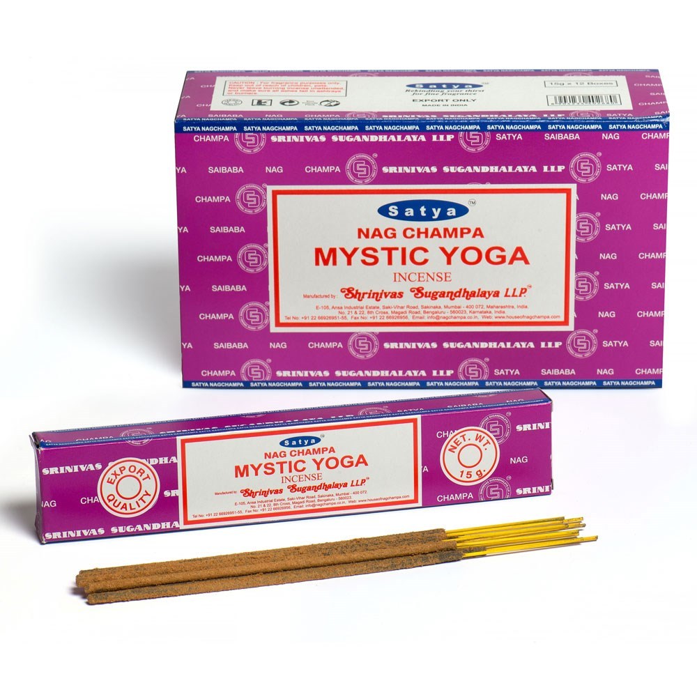 Satya Mystic Yoga (Geheimnisvolles Yoga) - Räucherstäbchen 15 g