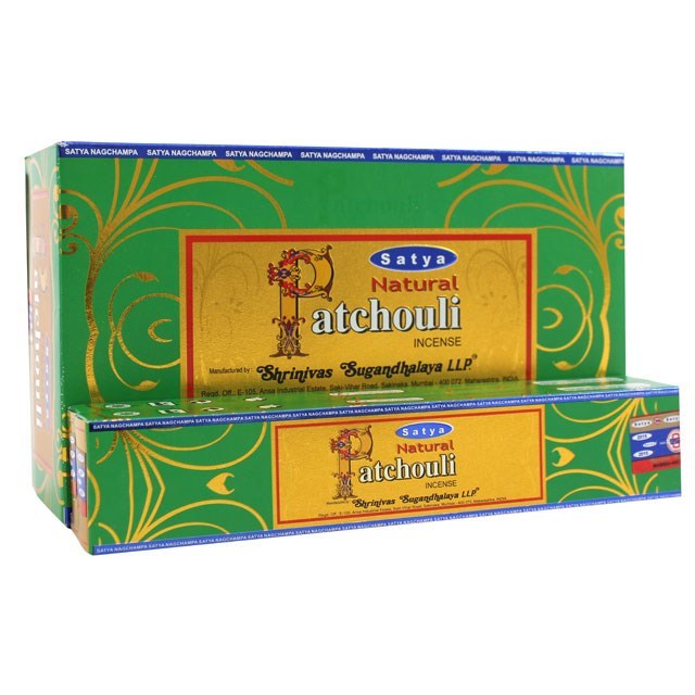 Satya Natural Patchouli - Räucherstäbchen 15 g