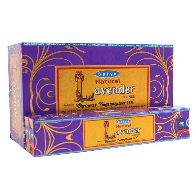 Satya Natural Lavender (Lavendel) - Räucherstäbchen 15 g
