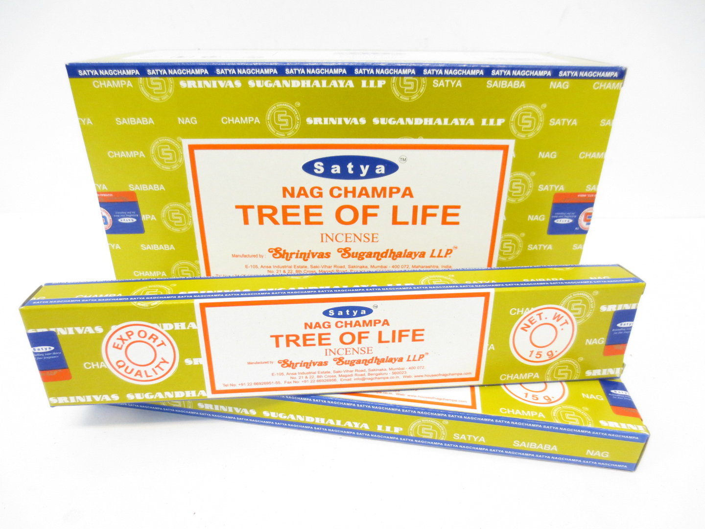 Satya Nag Champa Tree Of Life (Lebensbaum) - Räucherstäbchen 15 g