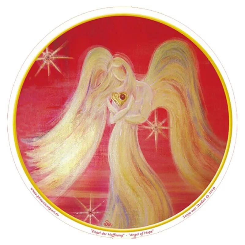 Fensterbilder Engel der Hoffnung ca. 11,7 cm