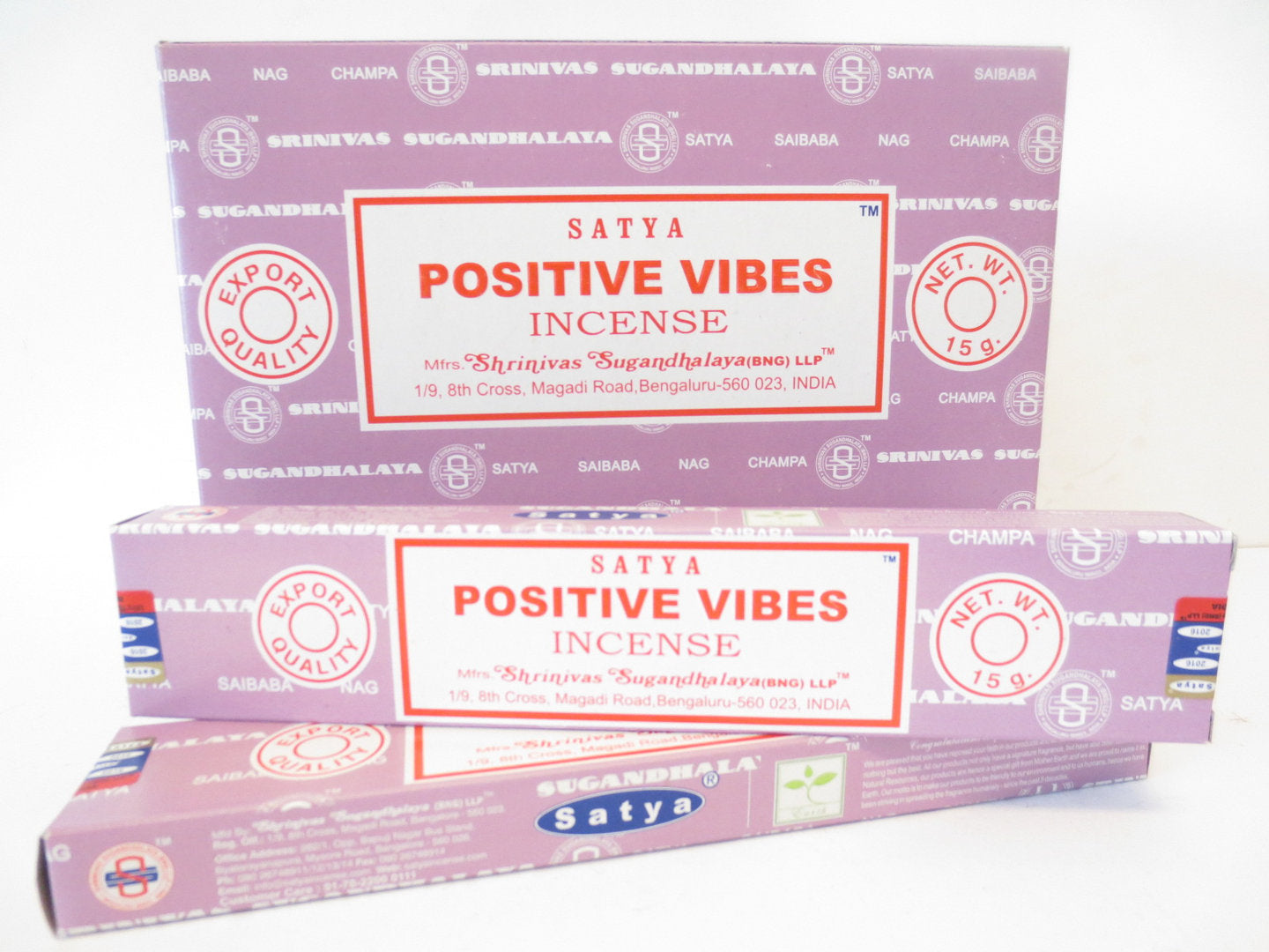 Satya Positive Vibes (Positive Schwingungen) - Räucherstäbchen 15 g
