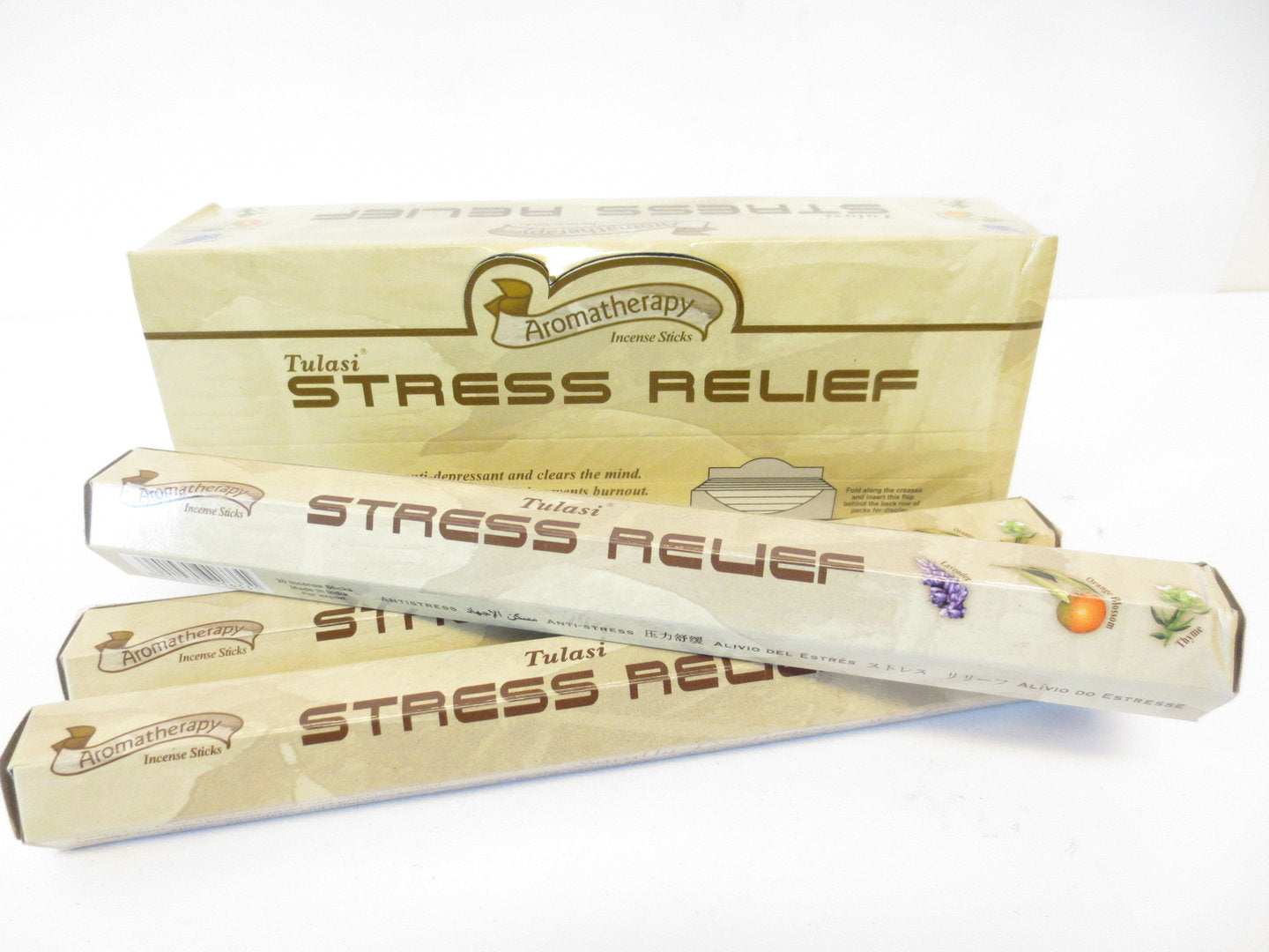 Tulasi Aromatherapy Stress Relief (Aromatherapie Stressabbau) - Räucherstäbchen