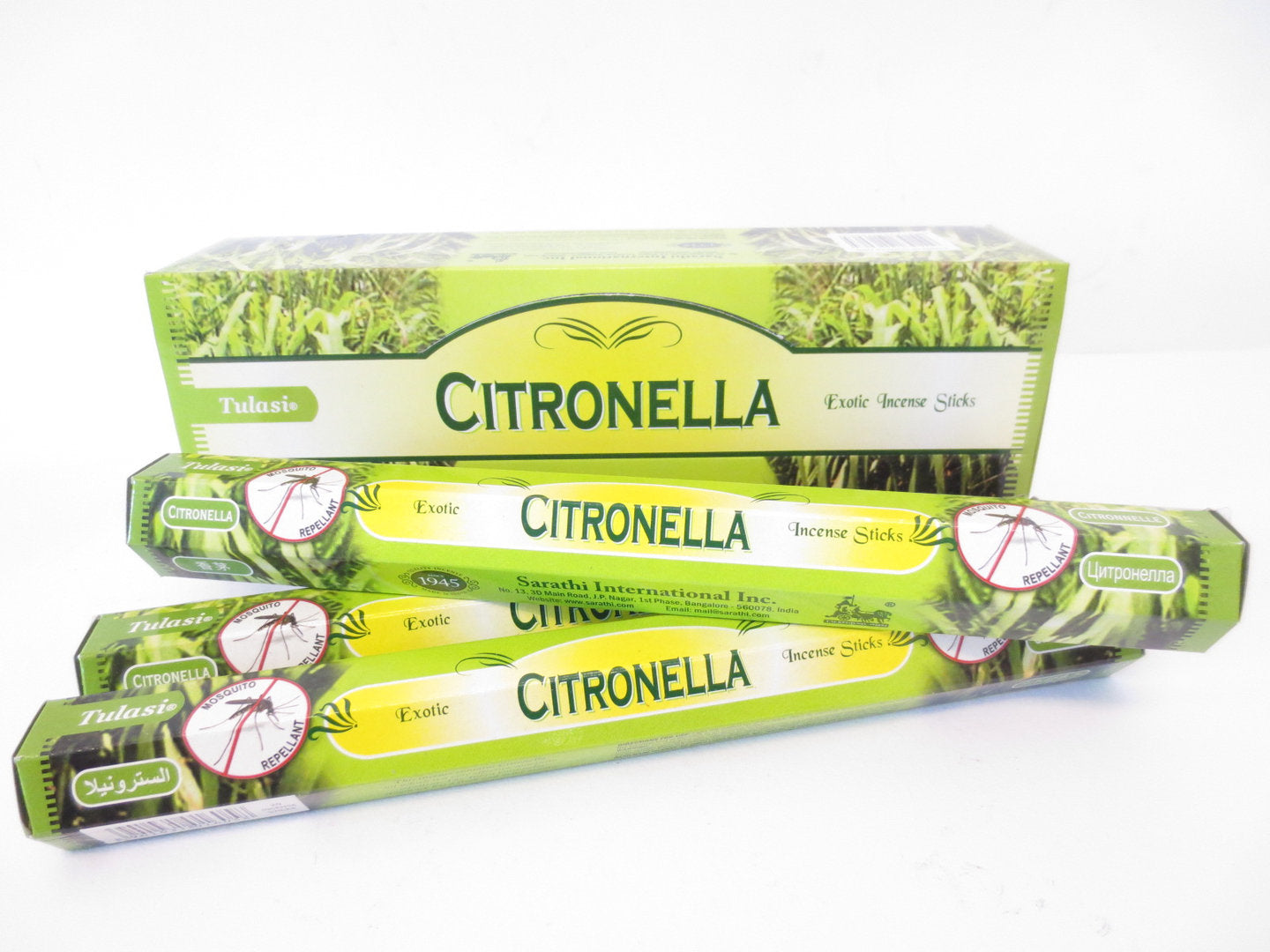 Tulasi Citronella (Zitronengras) - Räucherstäbchen ca. 25 g