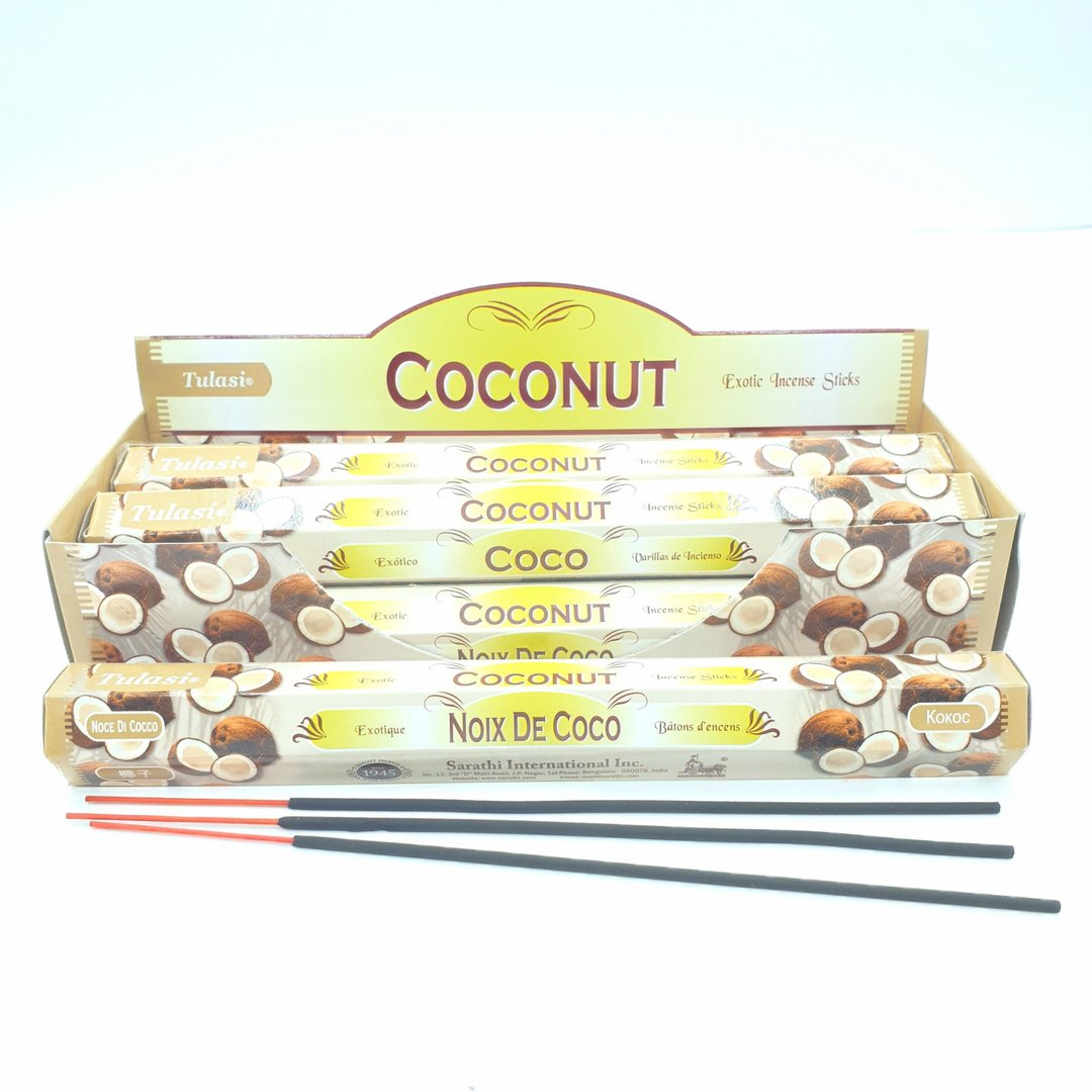 Tulasi Coconut (Kokosnuss) - Räucherstäbchen ca. 25 g