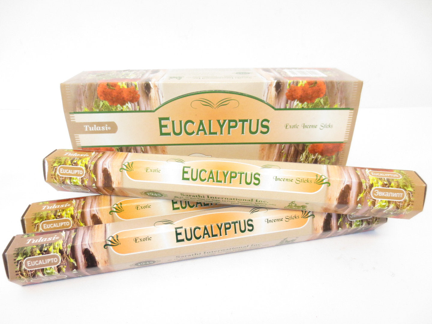 Tulasi Eucalyptus (Eukalyptus) - Räucherstäbchen ca. 25 g
