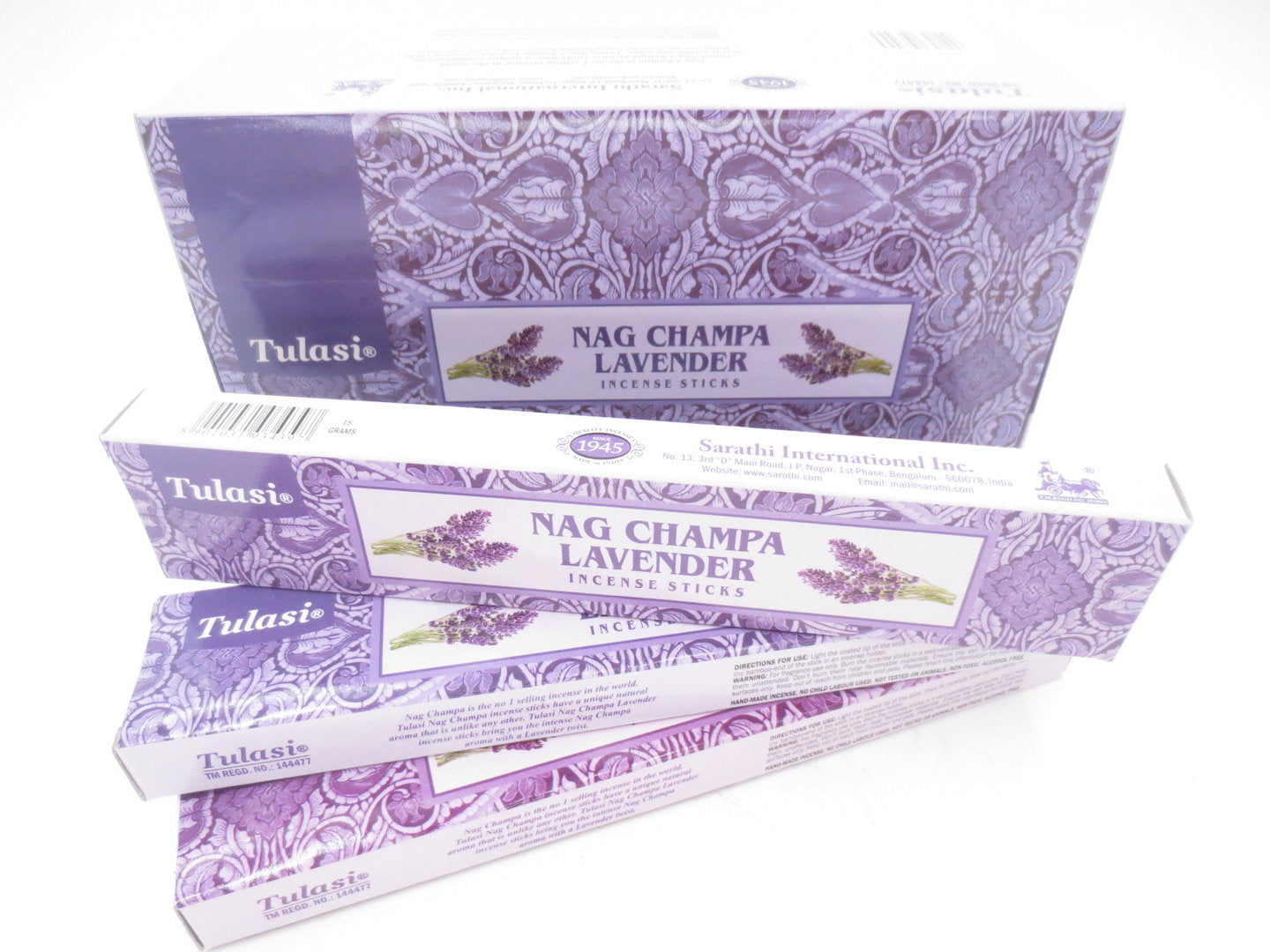 Tulasi Nag Champa Lavender (Lavendel) - Räucherstäbchen 15 g