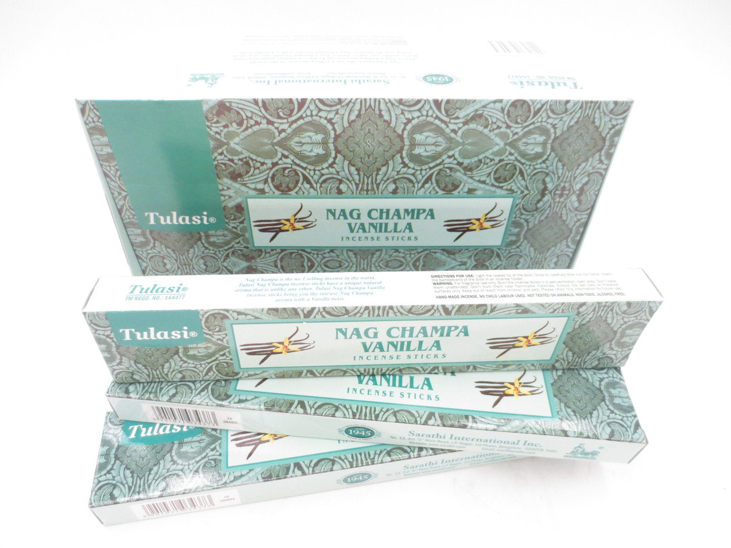 Tulasi Nag Champa Vanilla (Vanille) - Räucherstäbchen 15 g