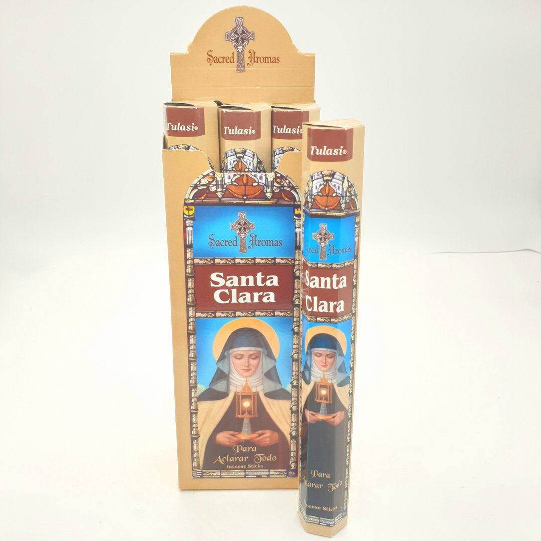 Tulasi Sacred Aromas - Santa Clara (Heilige Düfte - Santa Clara) - Räucherstäbchen ca. 25 g