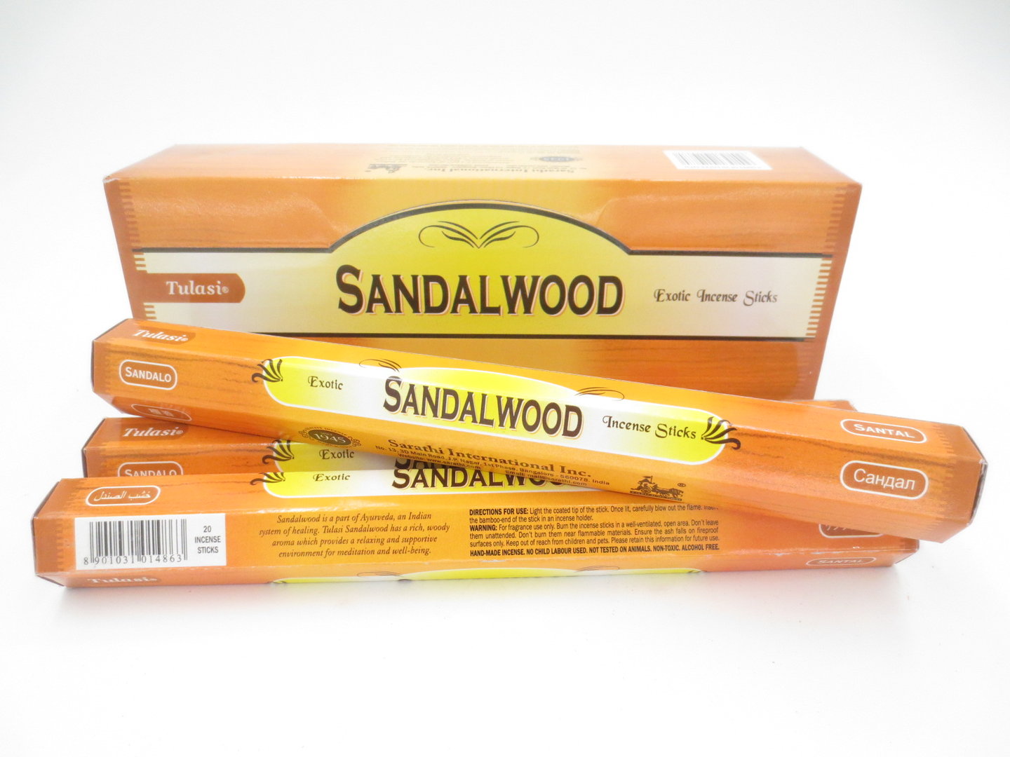 Tulasi Sandalwood (Sandelholz) - Räucherstäbchen ca. 25 g