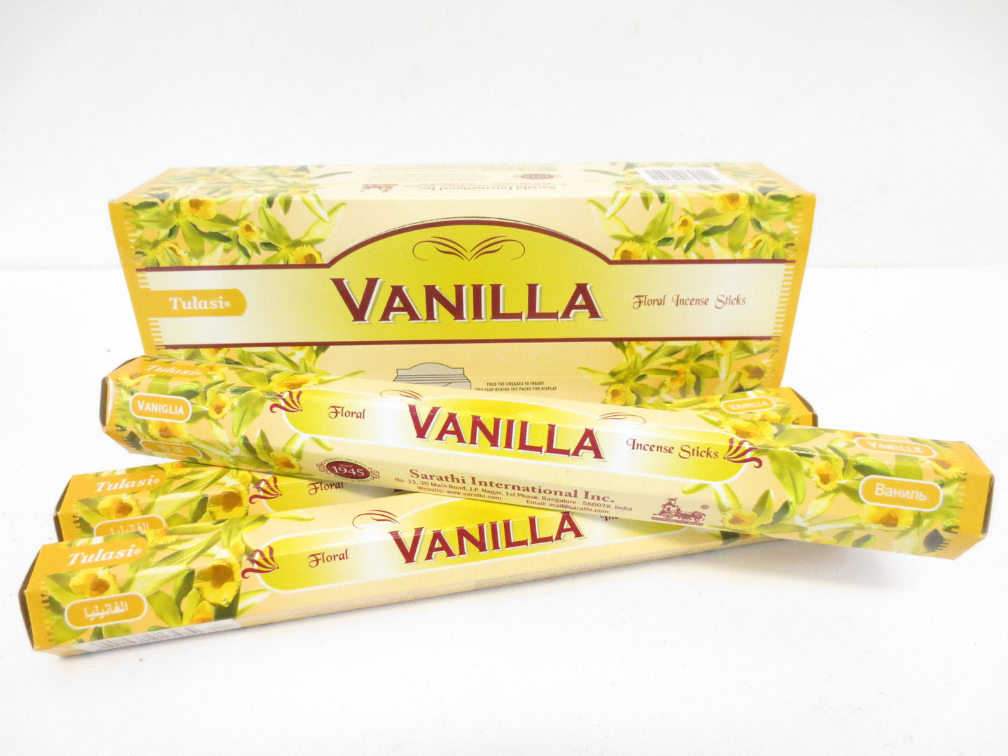 Tulasi Vanilla (Vanille) - Räucherstäbchen ca. 25 g