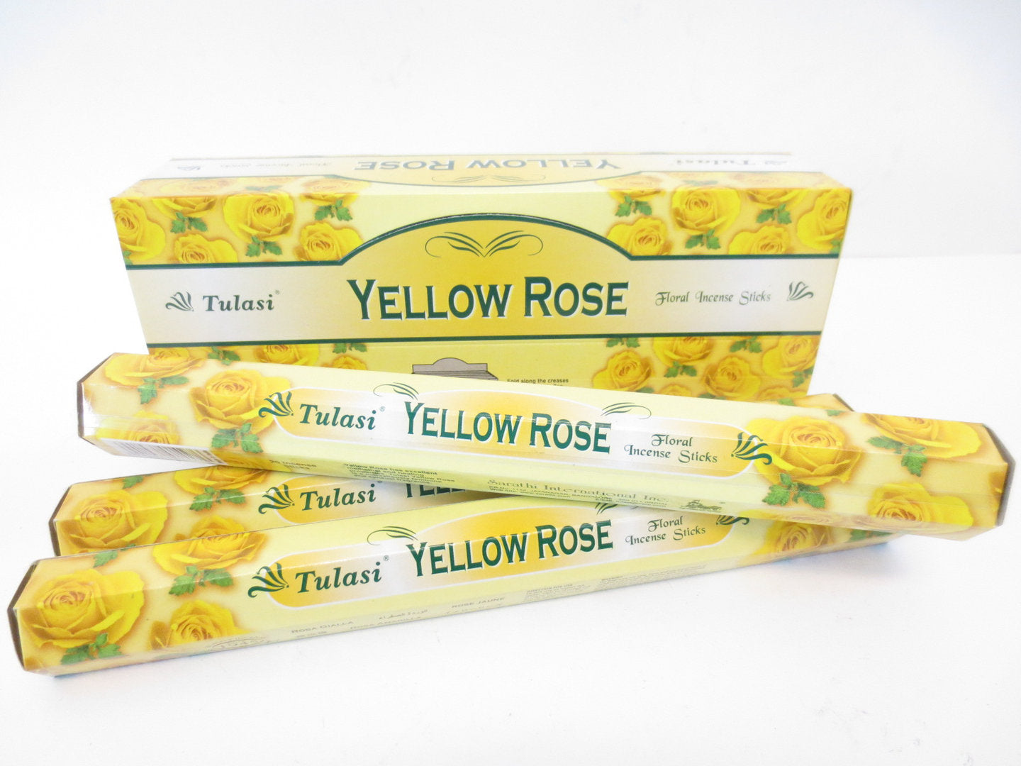 Tulasi Yellow Rose (Gelbe Rose) - Räucherstäbchen ca. 25 g