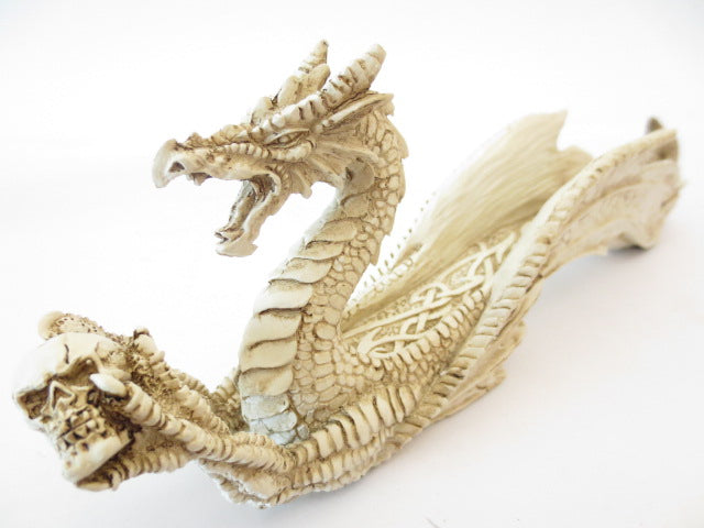 Weißer Drache Räucherstäbchenhalter