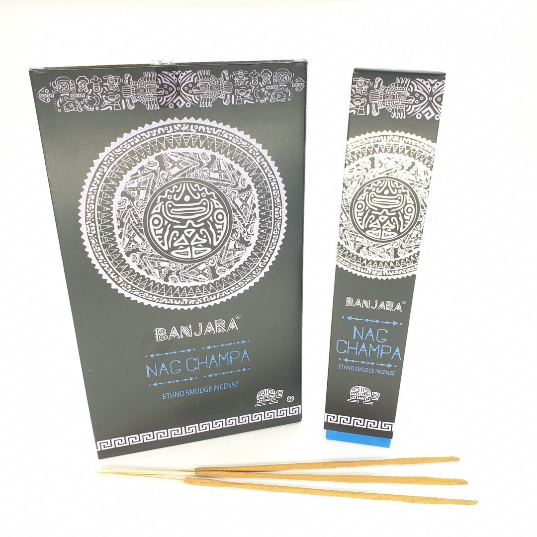 Banjara Aztec Natural Weihrauch - Nag Champa - Räucherstäbchen 15 g