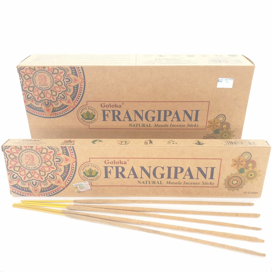 Goloka Frangipani - Räucherstäbchen 15 g