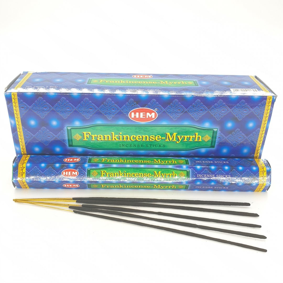 HEM Frankincense-Myrrh (Weihrauch-Myrrhe) - Räucherstäbchen ca. 25 g
