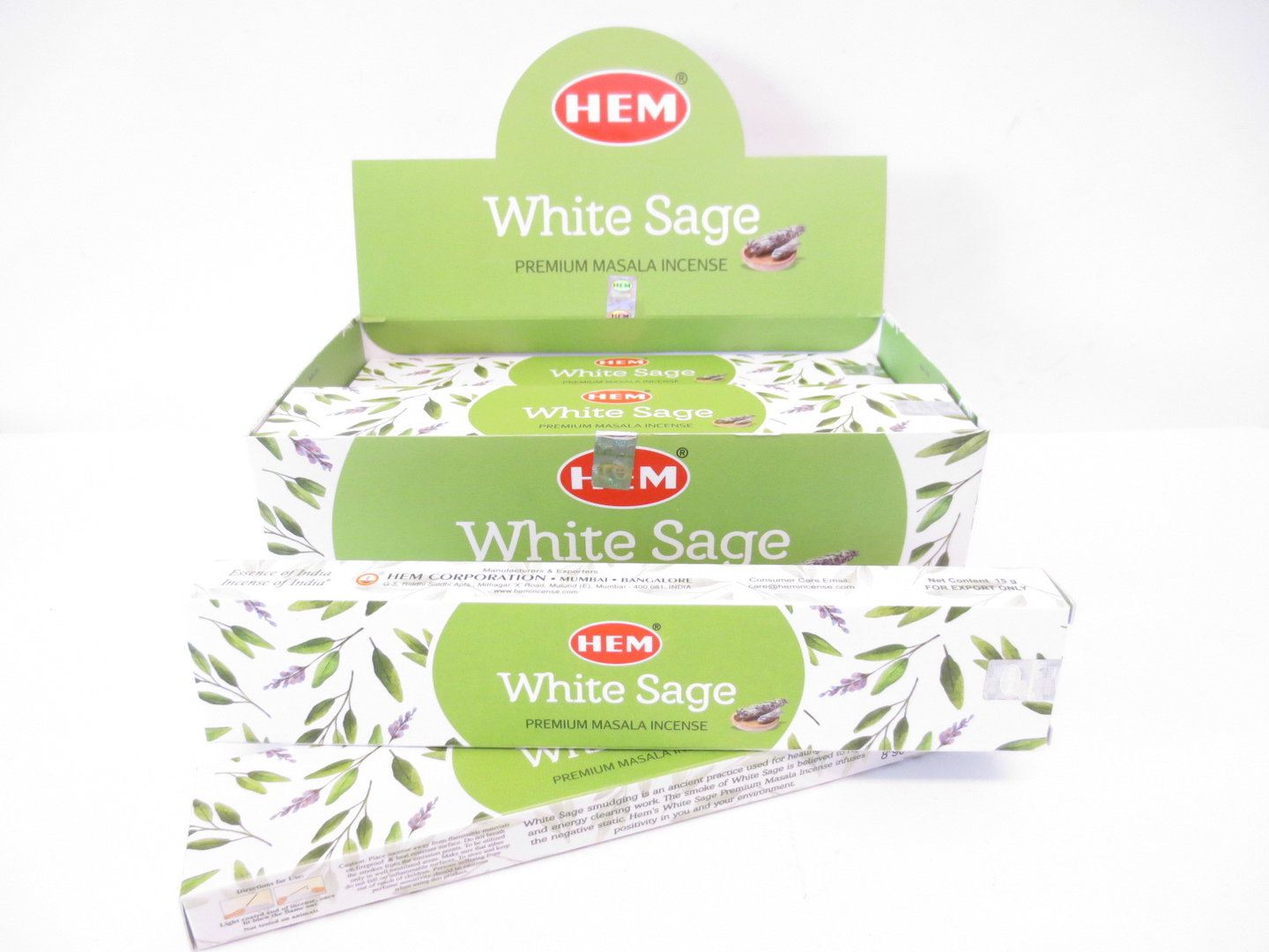HEM White Sage (Weißer Salbei) - Räucherstäbchen 15 g
