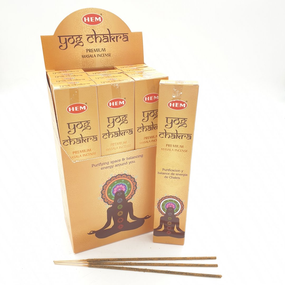 HEM Yog Chakra Masala - Räucherstäbchen 15 g