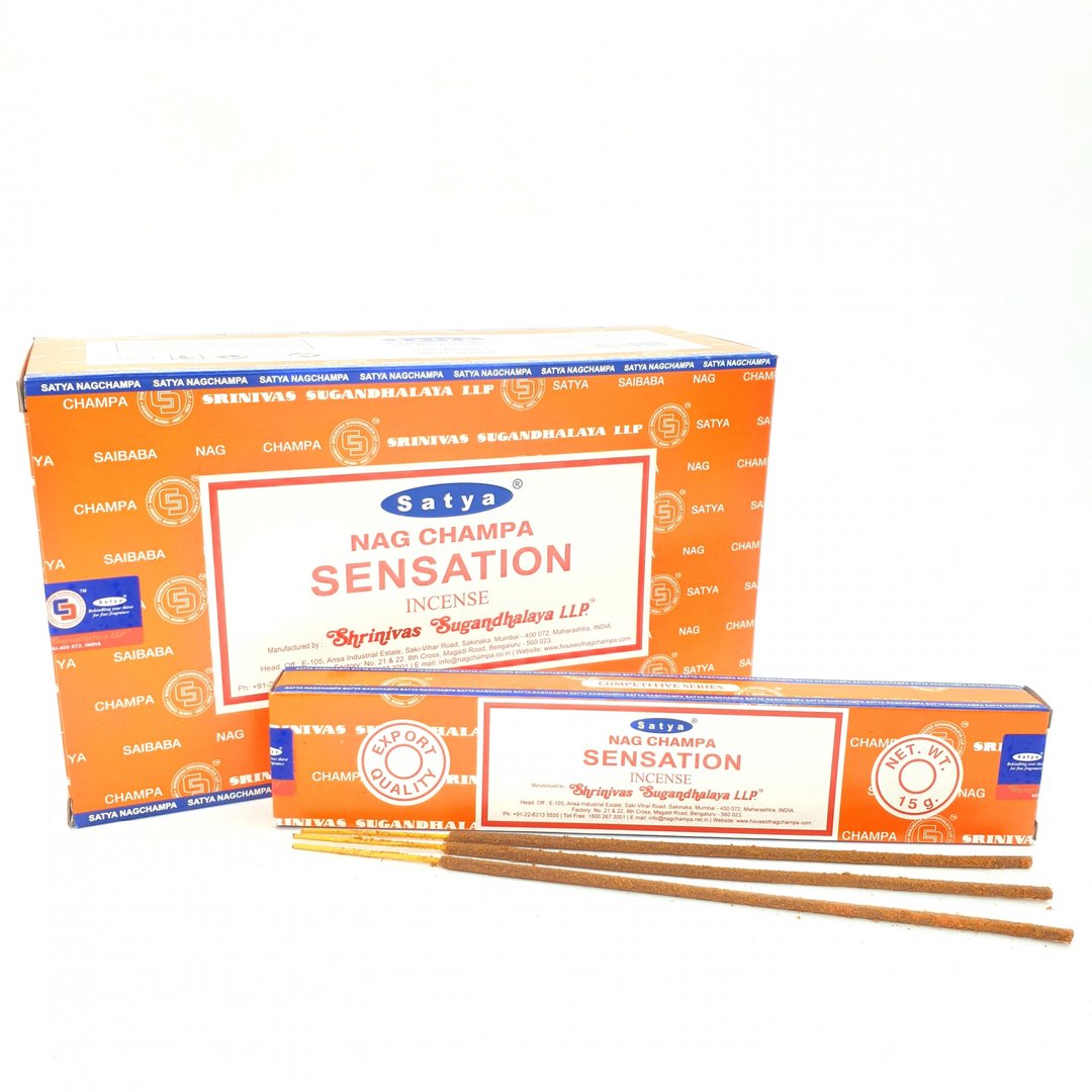 Satya Nag Champa Sensation - Räucherstäbchen 15 g