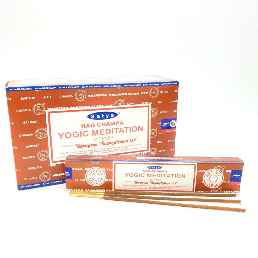 Satya Nag Champa Yogic Meditation (Yoga-Meditation) - Räucherstäbchen 15 g