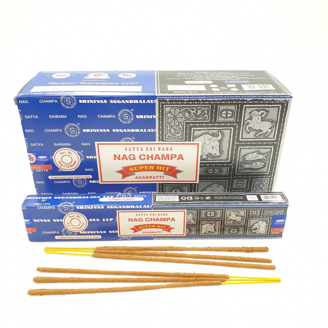 Satya Sai Baba Nag Champa & Super Hit Combo Serie - Räucherstäbchen 16 g